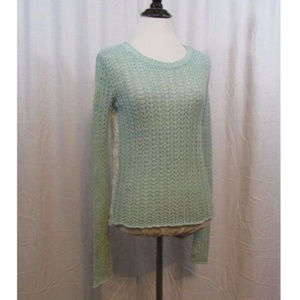 Aeropostale Loose Knit Two Color Knit Top XS